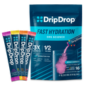 DripDrop Bold Variety Pack Electrolyte Powder, 8 oz sticks, 16 count - Essential Collection