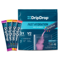 DripDrop Bold Variety Pack Electrolyte Powder, 8 oz sticks, 32 count - Essential Collection