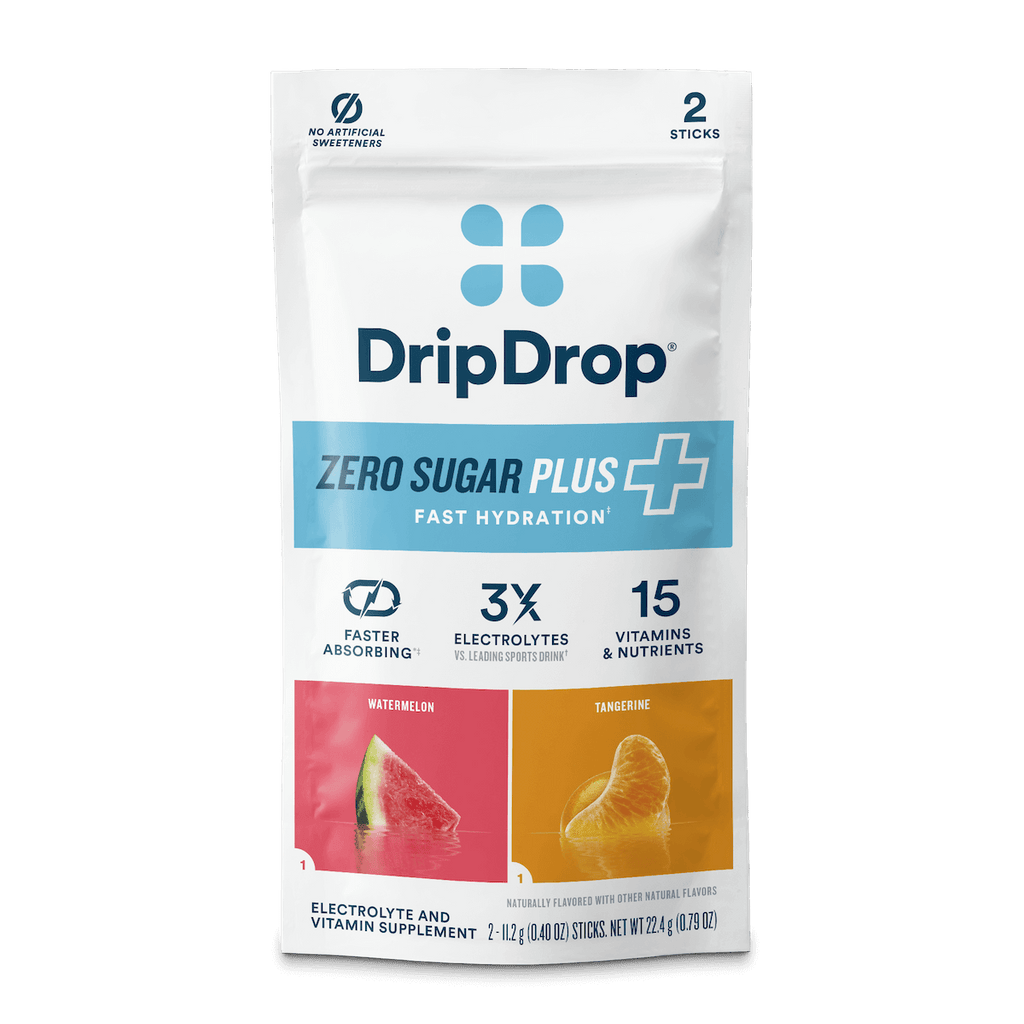 DripDrop Zero Sugar Plus 2-Stick Sample Pack - Essential Collection