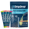 DripDrop Sunburst Variety Pack Electrolyte Powder, 8 oz sticks, 16 count - Essential Collection