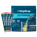 DripDrop Sunburst Variety Pack Electrolyte Powder, 8 oz sticks, 32 count - Essential Collection