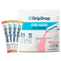 DripDrop Zero Sugar Classic Variety Pack Electrolyte Powder, 8 oz sticks, 32 count - Essential Collection