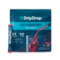 DripDrop Cherry Electrolyte Powder, 8 oz sticks, 32 count - Essential Collection
